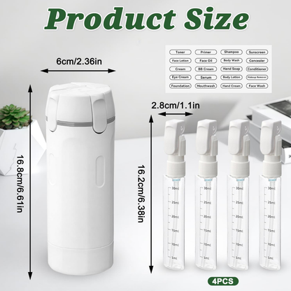 4-in-1 Travel Bottle